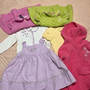 6 variety of girls clothes